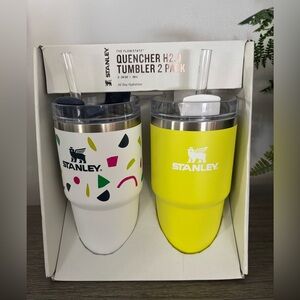 Stanley Quencher H2.0 Tumbler Set - White and Yellow